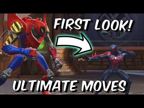 Spider-Man 2099 & Peni Parker FIRST LOOK! – Animations & Ultimate Move – Marvel Contest of Champions