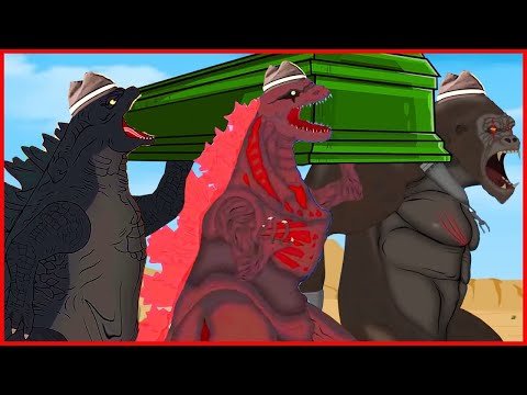 SPIDER GODZILLA vs KONG & All Superheroes Transformations – Coffin Dance Song Meme Cover