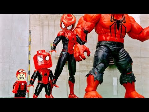 Lego Superhero Avengers Spider-Man Vs Hulk and Thanos Lego Stop Motion