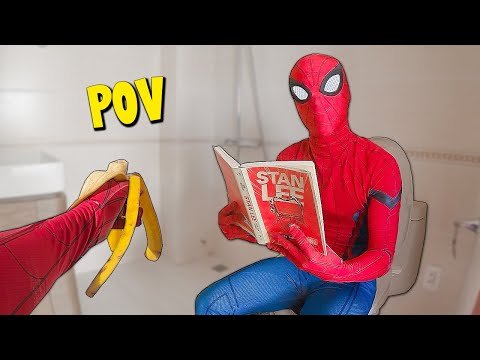 Late For Toilet | POV Spider-Man Parkour