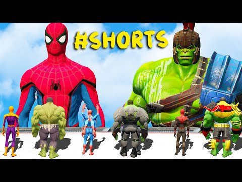 #Shorts Spider Man Alien VS Hulk