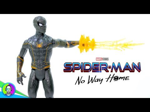 “BLACK & GOLD SUIT SPIDER-MAN” Basic Figure Review | Spider-Man No Way Home