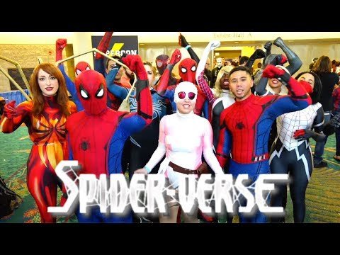 Spider-Man: SPIDER-VERSE Flash Mob Takes Over COMIC CON! – MELF