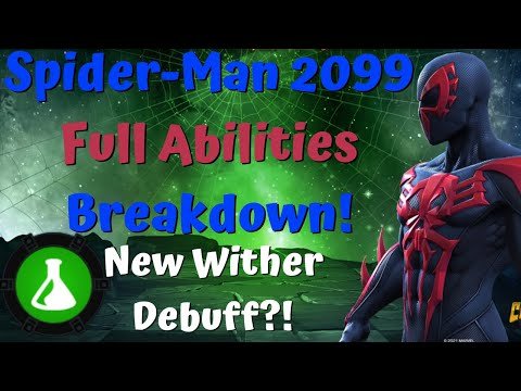 New Spider-Man 2099 Full Abilities Breakdown! New Wither Debuff! – Marvel Contest of Champions