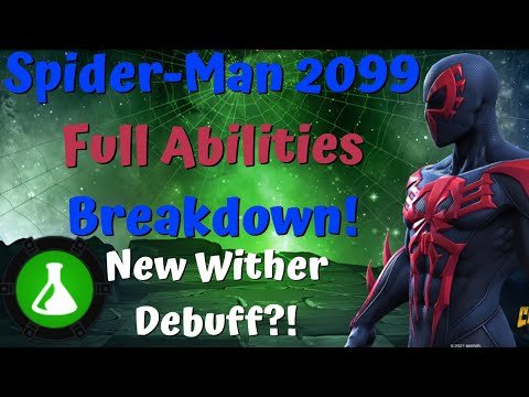 New Spider-Man 2099 Full Abilities Breakdown! New Wither Debuff! – Marvel Contest of Champions