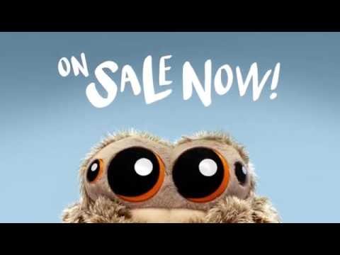 On sale now! Lucas the Spider Snuggle Edition Plushie