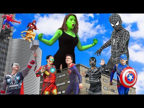Hulk in Minecraft In Real Life | Spider-Man & Superheroes VS Cartoon Cat, Siren Head, SCP 096