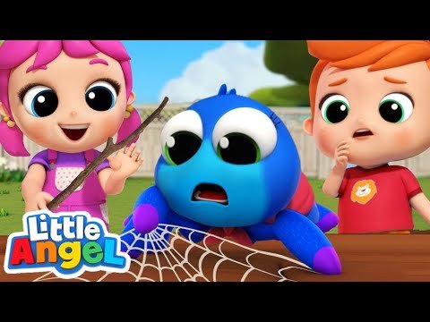 Itsy Bitsy Spider Needs to Get Home! | Little Angel Kids Songs & Nursery Rhymes