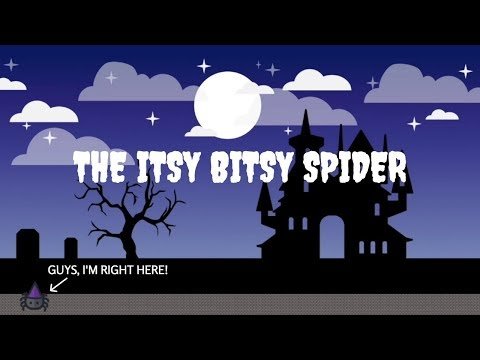 Itsy Bitsy Spider Song (with Lyrics)