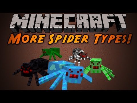 Minecraft: More Spider Types Mod!
