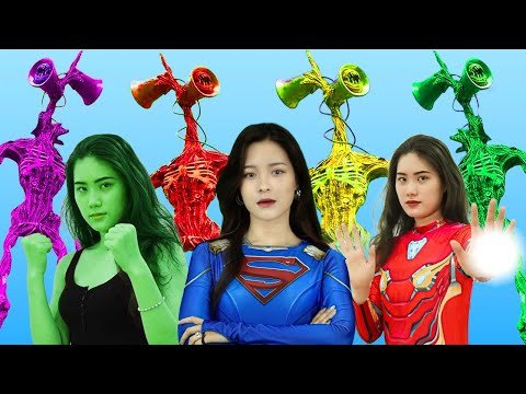 Hulk In Real Life | Superheroes VS Siren Head, Cartoon Cat | Spider-Man’s Saves The Day