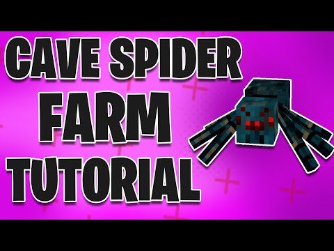 Cave Spider Spawner Farm Tutorial In 1.16!