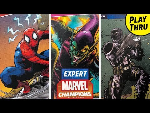 VENOM and SPIDER-MAN take on an Expert GREEN GOBLIN  |  MARVEL CHAMPIONS the Card Game Solo Play