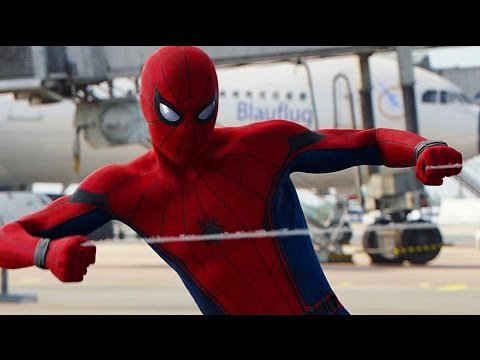 Spider-Man Fight & Swinging Scenes – Captain America Civil War Best Moments HD