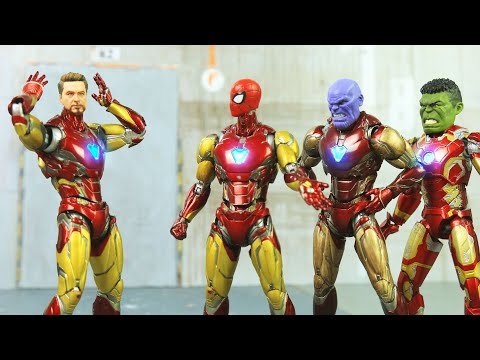 Iron Man’s Armor was Stolen By Spider-man In Spider verse | Figure Stop Motion