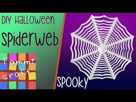 Halloween DIY: How to make a spider web – by Tammi Craft