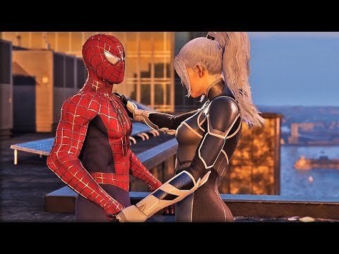 Black Cat saves Spider-man then Apologises – PS4 Spider-man Silver Lining (Clip)