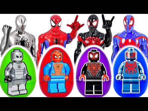 LEGO Spider-man Experimental Spider suits, Construction Drill STOP MOTION LEGO