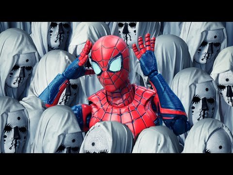 Spider-Man Top 10 Fights & Web Swinging in Spider-verse Figure Stopmotion