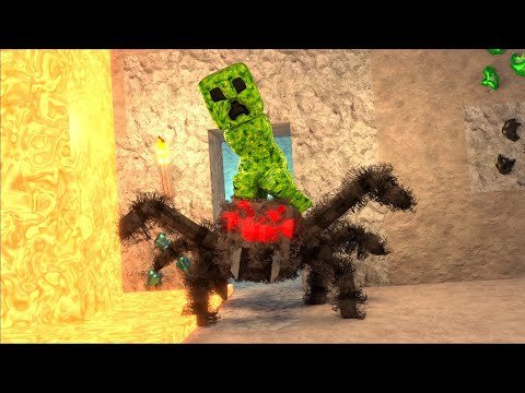 Minecraft Spider Creeper #Shorts