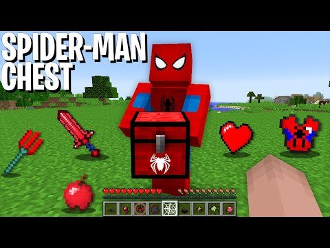 it’s SUPER SECRET but WHAT INSIDE SPIDER-MAN CHEST in Minecraft ???