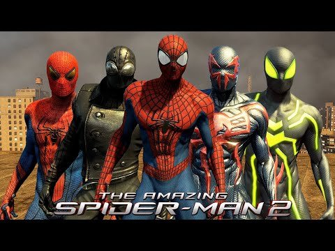 The Amazing Spider-Man 2 | All Suits & Costumes! (Gameplay)