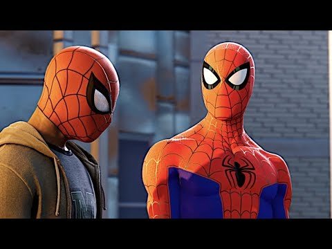 Spider Man Into The Spider Verse Miles Training Scene In Ps4