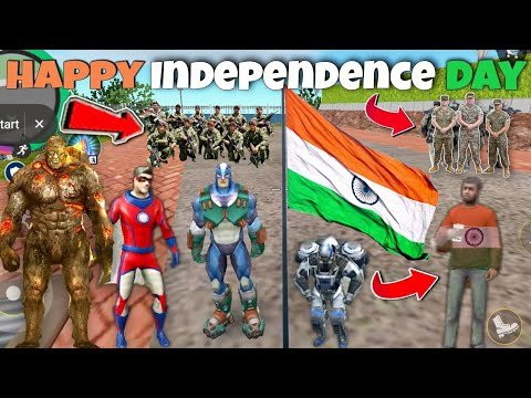 happy independence day special video | rope hero vice town | black spider 2.0