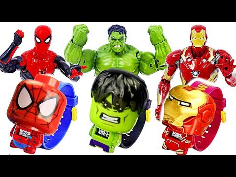 Lego City Superhero Avengers Spider-Man And Hulk Lego Stop Motion