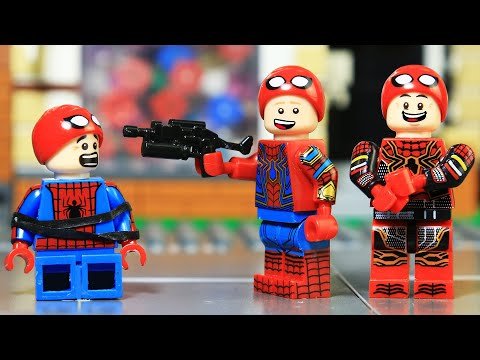 Spider-man Capture Bad Guys Bank Robbery In Spider-verse | Lego Stop Motion