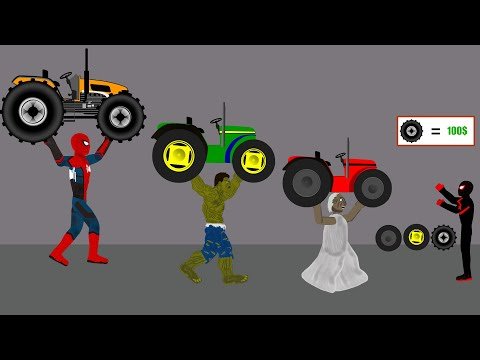 Spider man vs Miles Morales, Hulk Funny Animations  DRAWING CARTOONS 2