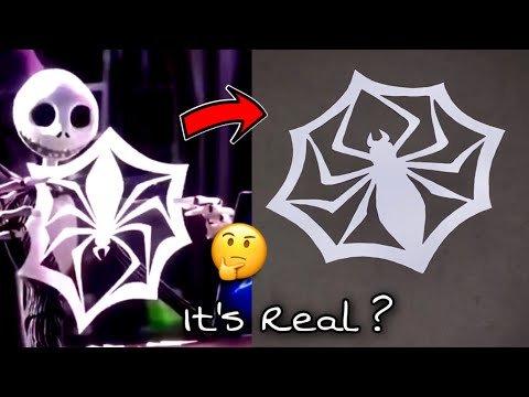 What can be made of paper? – How to make spider from paper.