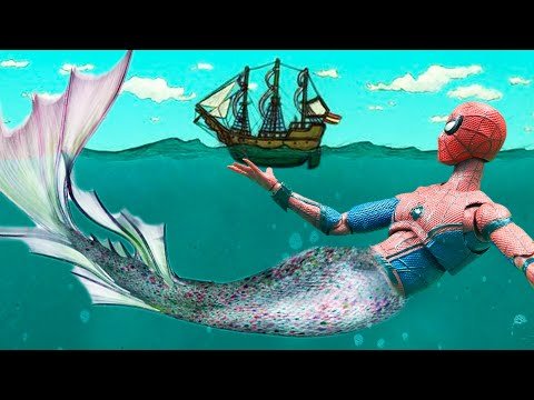 Spider-man Lost On Skeleton Island In Spider-verse | Figure Stop Motion