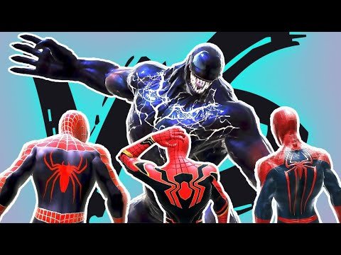 Every Live Action Spider-Man VS Tom Hardy’s Venom | Spider-Man: Web of Shadows Gameplay