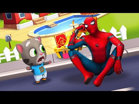 WHO IS THE BEST? My Talking Tom Fails vs Spider-man Wins! TOP WINS FAILS CHALLENGE!
