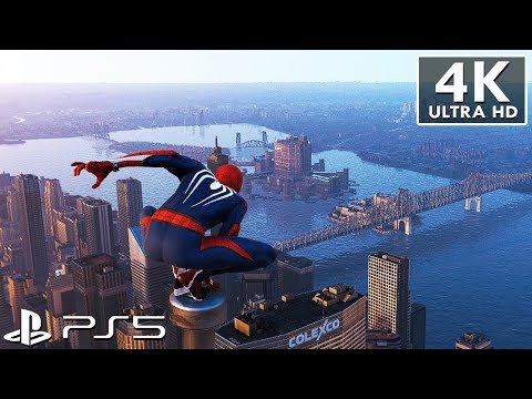 Spider-Man PS5 | Free Roam Gameplay in 4K 60FPS
