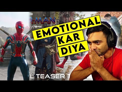Spider-man No Way Home Teaser Trailer REACTION || Emotional Kar Diya || ComicVerse