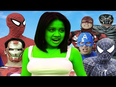 Hulk GoPro In Real Life | Spider-Man’s Saves The Day | Superheroes VS Cartoon Cat, Siren Head