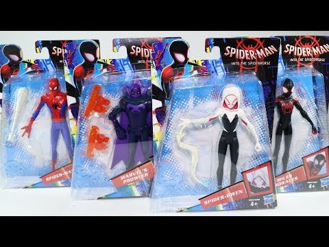 Spider-Man: Into the Spider-Verse Toys Miles Morales Spider-Gwen Marvel’s Prowler