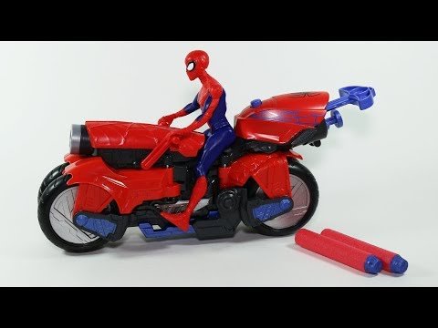 Marvel Spider-Man Nerf Spider Cycle 3 IN 1