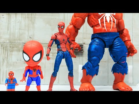 Spider-Man Vs Spidey-bro Best Scene In The Spider-Verse Figure Stopmotion