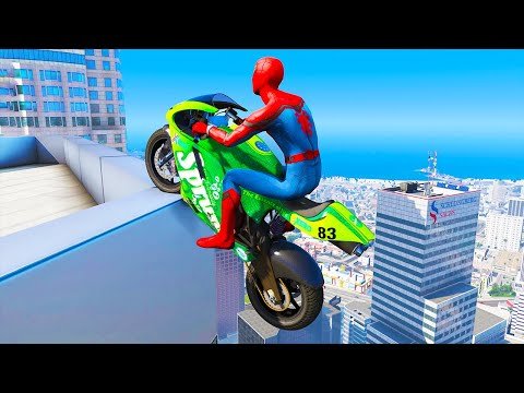GTA 5 Spiderman Epic Jumps #11 ( Spider-Man Stunts & Fails )
