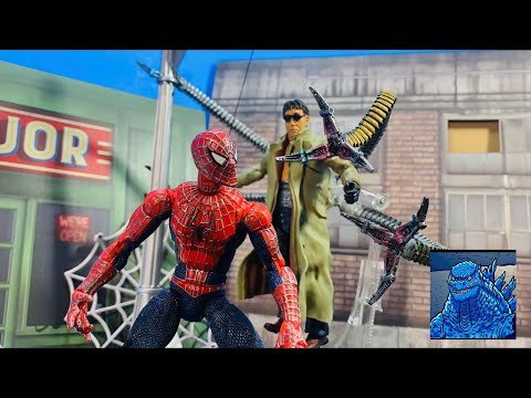 Spider Man vs doctor octopus, Spider man vs Otto , Batman vs snake eye an epic battle stop motion