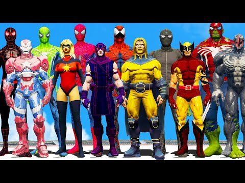 The Marvel Avengers VS Spider man Squad