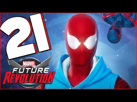 MARVEL FUTURE REVOLUTION Full Walkthrough Part 21 Scarlet Spider NOT WORTHY of Midgardia! (Mobile)