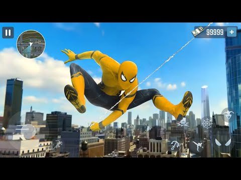 Süper Kahraman Örümcek Adam Oyunu – Super Spider Rope #7 – Android Gameplay