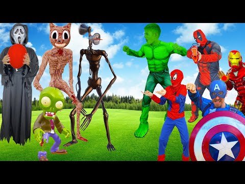 Hulk In Real Life | Superheroes VS Siren Head, Cartoon Cat | Spider-Man’s Saves The Day