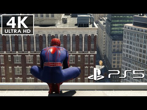 Spider-Man PS5 – Raimi Suit Gameplay (4K)