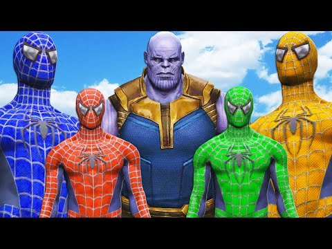THANOS VS TEAM SPIDER-MAN – EPIC BATTLE