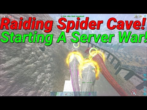 Raiding Spider Cave! They Have To Team To Save Their Cave! – Small Tribes- Ark Survival Evolved 2021